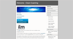 Desktop Screenshot of cleancoaching.com